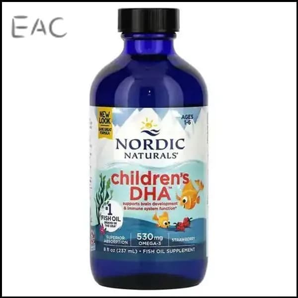 ДГК пищевая добавка Nordic Naturals, рыбий жир, омега-3 для детей 1-6 лет, вкус клубники, 237 мл