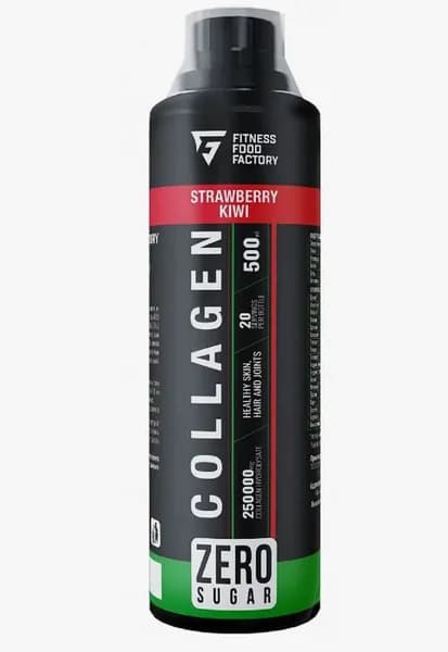 Жидкий коллаген Fitness Food Factory Collagen 250.000 мг 500 мл. клубника-киви