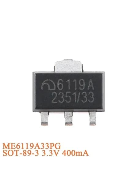 10шт 100% оригинальн ME6119A33PG SOT89-3 Чип стабилизатора напряжения