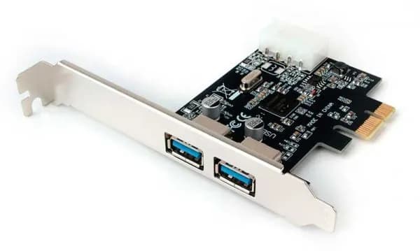 Orient VL-3U2PE коробка 10шт Контроллер PCI-E расширитель портов 2xUSB 3.0/3.1/3.2 gen1 black разъём питания Molex