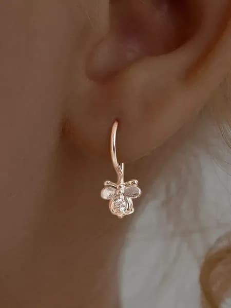 Серьги детские для девочек серебро 925 висячие серебряные
