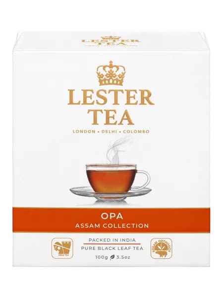 Чай черный листовой LESTER TEA Assam Collection OPA, 100 гр