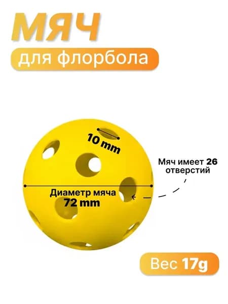 Мяч для флорбола STANLEY