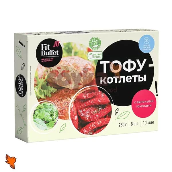 Тофу-котлеты с вялеными томатами ФитБуффет/FitBuffet, 280г