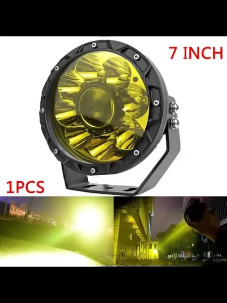 5-дюймовая желтая LED фара для