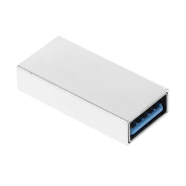 USB3.0 переходник мама-мама , серебристый