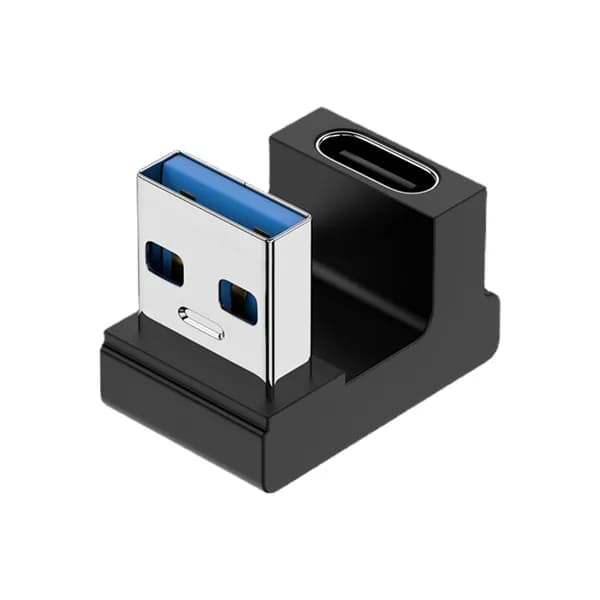 Вверх и Вниз под Прямым углом на 90 градусов Адаптер USB C от Мужчины к USB C от женщины