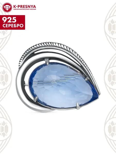 Брошь женская серебро 925, подарок на новый год 2026
