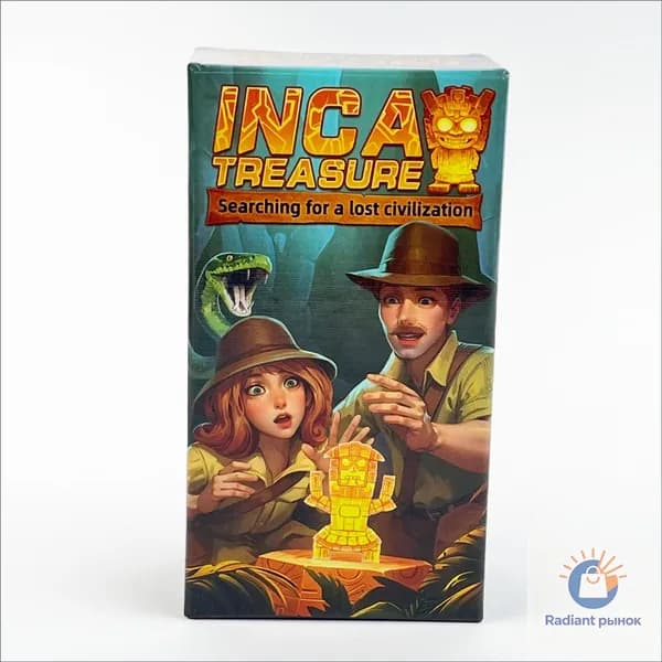 Incan Treasure Quest: стратегическая настольная игра для 3-8 игроков, идеально подходящая для вечеринок