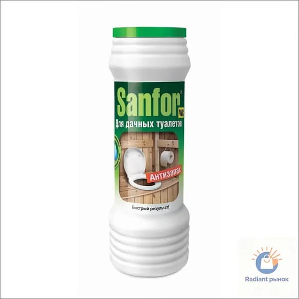 Средство дезодорирующее для дачных туалетов Sanfor Антизапах, 400г
