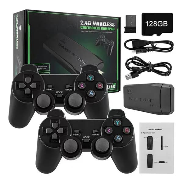 Беспроводная игровая приставка M8 для телевизора с поддержкой PS1 и 128 ГБ памяти