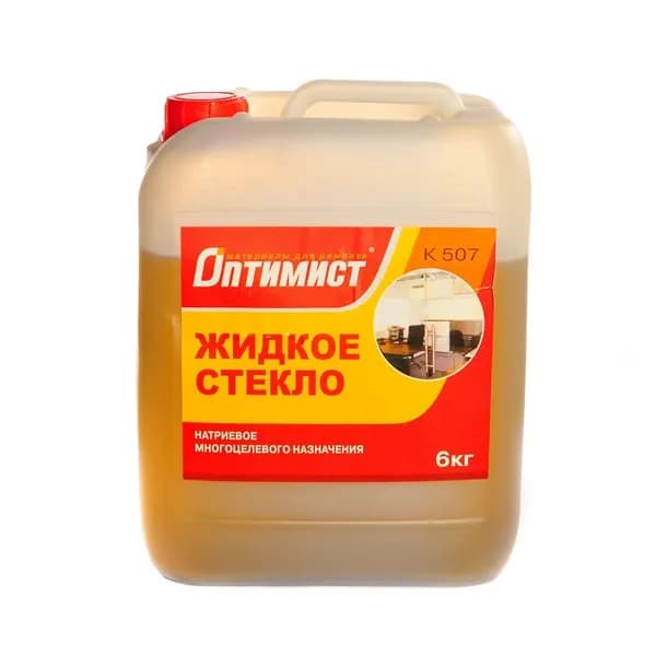 Оптимист, Жидкое стекло 6 кг, натриевое
