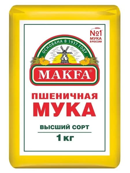 Makfa Мука пшеничная, 1000 гр