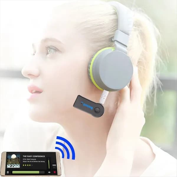 2-в-1 беспроводной Bluetooth-приемник 3,5 мм Aux Audio Music адаптер