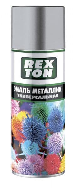 REXTON Краска автомобильная, цвет: серебристый, 520 мл, 1 шт.