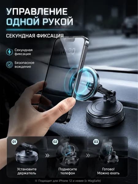 ,Держатель автомобильный, Крепление радиостанции, диагональ 7.9"