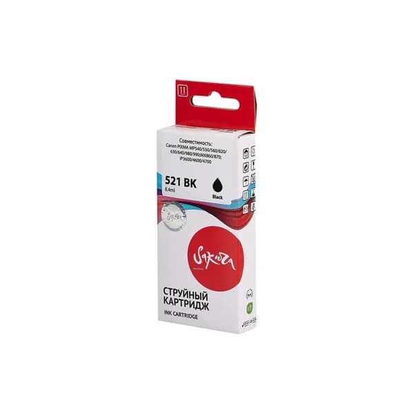 Sakura CLI-521BK - 2933B004 Картридж струйный черный 3127 стр