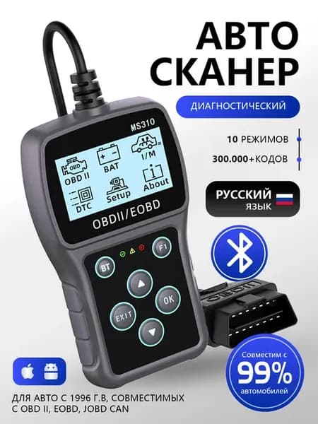 Автосканер для диагностики автомобиля obd2