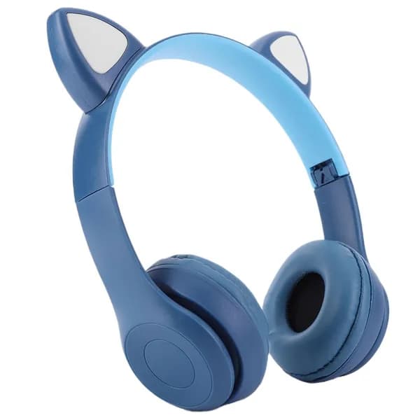 Наушники с микрофоном P47M, Bluetooth, 3.5 мм, темно-синий