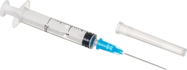 Шприц трехкомпонентный Чангджоу Джинлонг 2 мл 23G (0.6 x 30 мм, 100 штук в упаковке)