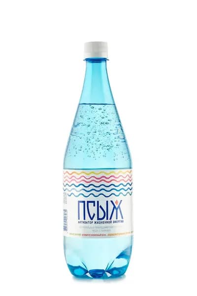 Вода минеральная Псыж газированная, ПЭТ (1л*6шт)