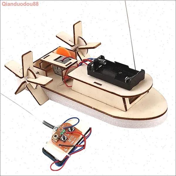 деревянный rc лодка