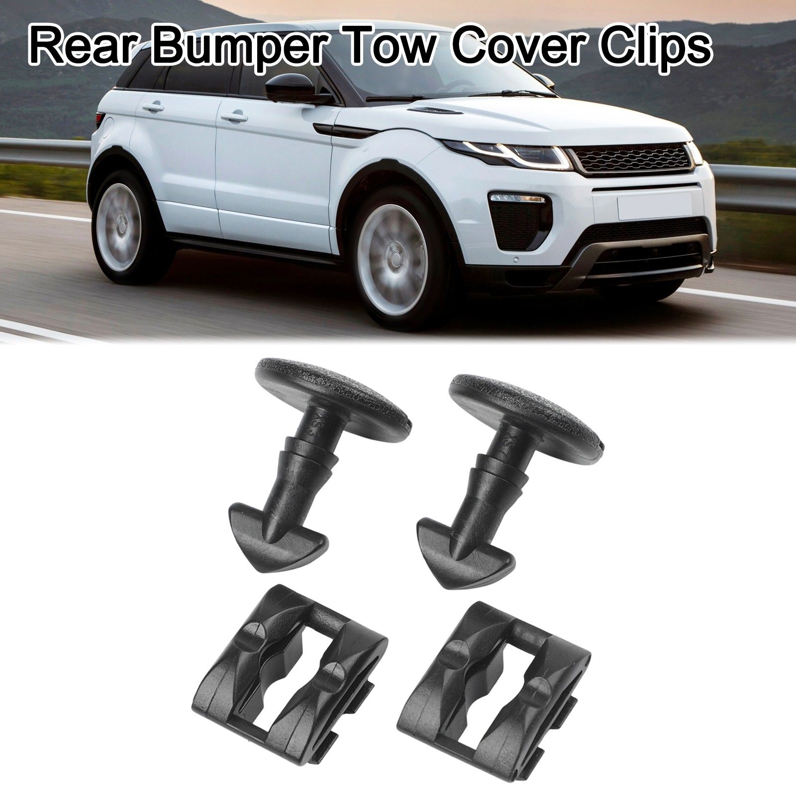 Land Rover Discovery 3 шт 4 зажим для буксировочной крышки заднего бампера тяговое кольцо 2 комплекта