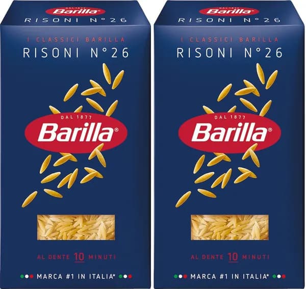 Макаронные изделия Barilla Risoni 450г, 2 шт