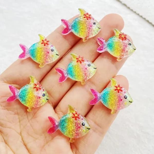 20PCS смола морской серии декоративные изделия