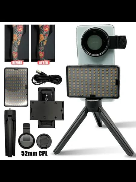 Фотосвет SMT-5 для тату 120 LED черный