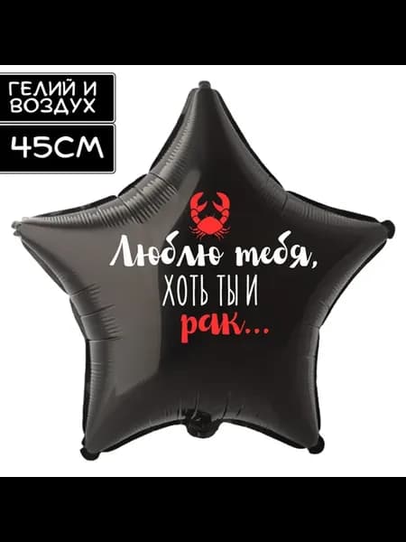 Шар прикол на день рождения звезда Рак Знак Зодиака