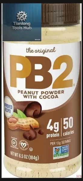 PB2 Сухая арахисовая паста с какао 184 г низкокалорийная альтернатива