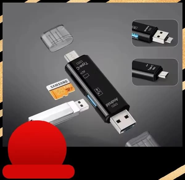 5 в 1 многофункциональный Usb 2.0 тип C/Usb /Micro Usb/Tf/SD карты памяти Reader OTG Card Reader адаптер мобильных телефонов аксессуары