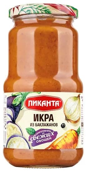 Икра из баклажанов ПИКАНТА, 450г