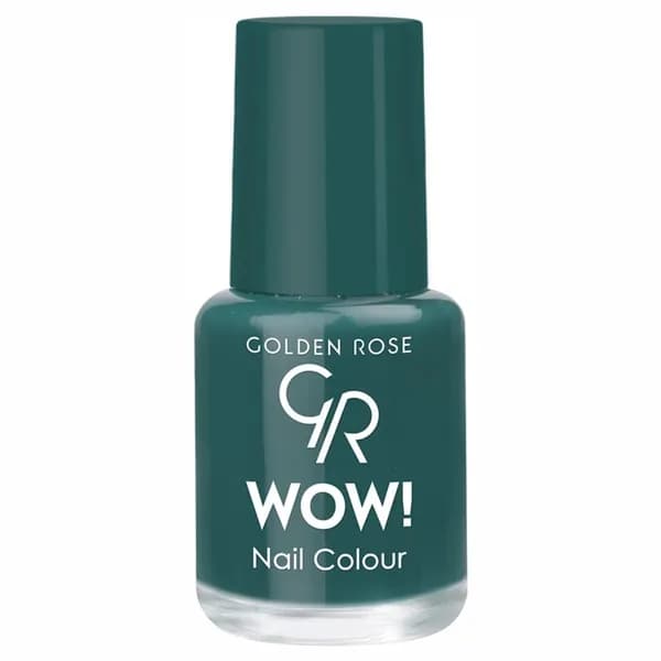 Golden Rose Лак для ногтей изумрудно-зеленый WOW, тон 071