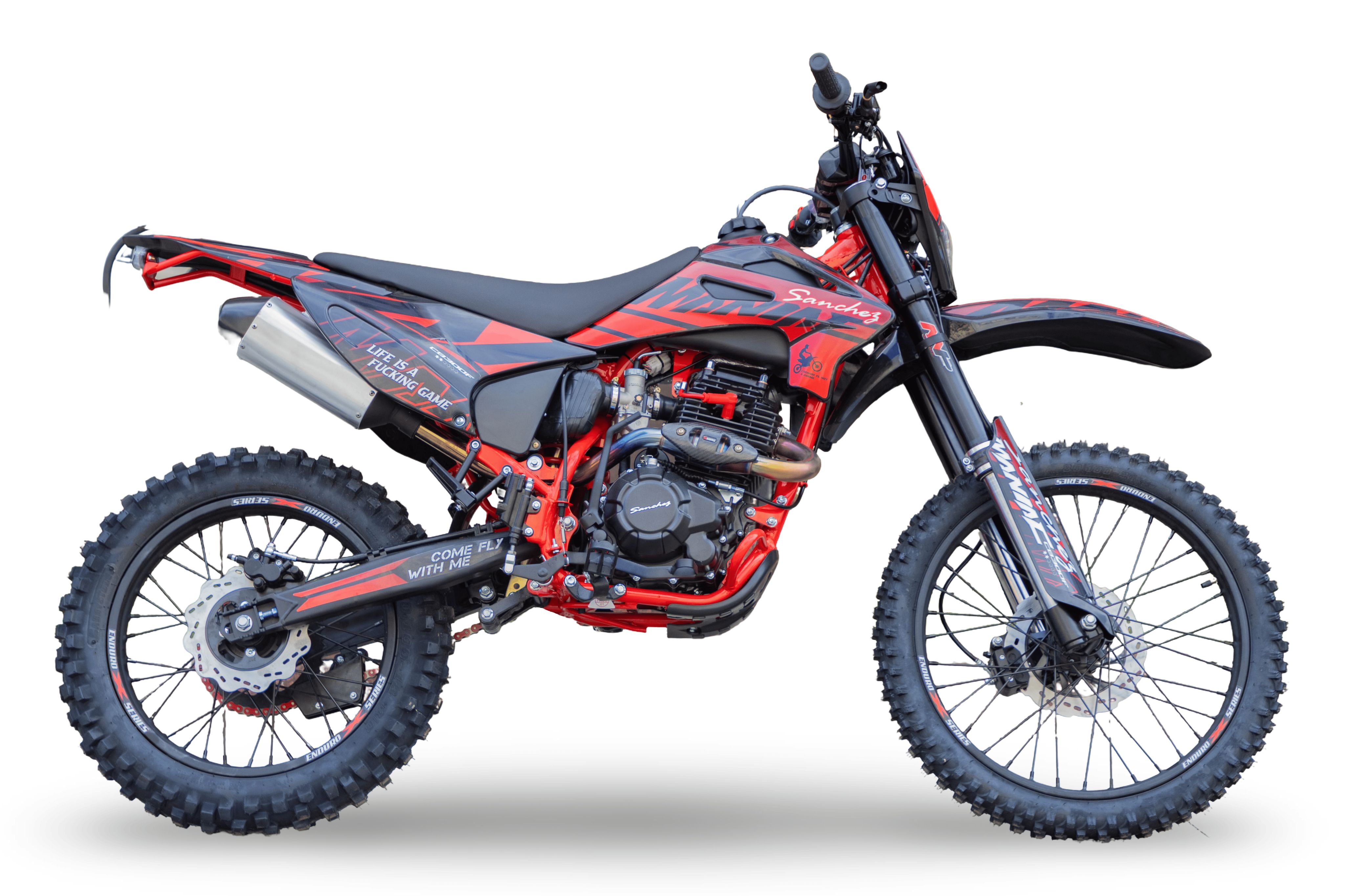 Мотоцикл кроссовый эндуро Sanchez Maniac CB300F