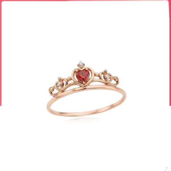 Южная Корея Lloyd Disney joint princess ring ins легкое роскошное кольцо из стерлингового серебра 925 пробы для девочек оригинального дизайна