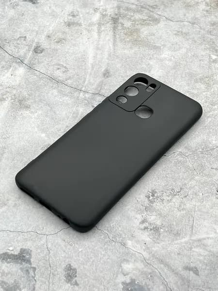 Чехол для INFINIX HOT 12i (черный), Матовый, качественный силикон / NEYPO / защита на ИФИНИКС ХОТ 12и