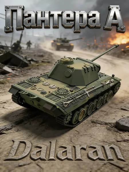 Пантера А (Танк V) сборная модель танка 1/72 Германия ВОВ без клея, Dalaran (классика немецкой средней бронетехники)