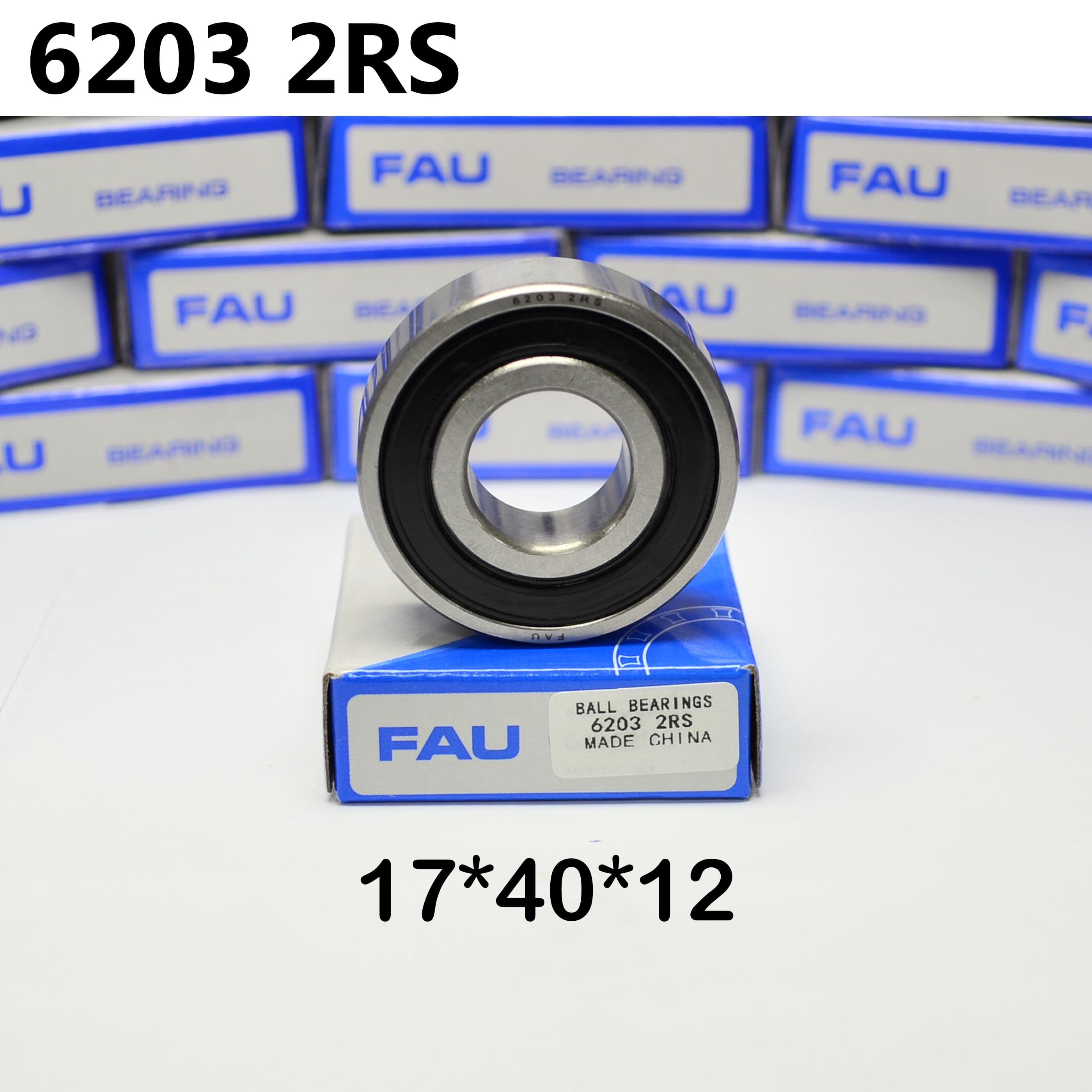 Подшипник FAU 6203 2RS (6203-2RSH / 180203) размер 17*40*12