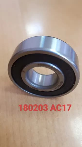 Подшипник 180203 АС17 (6203 2RS),размер 17х40х12