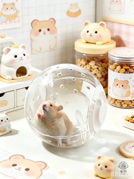 Шар прогулочный для хомяка, грызуна, мышей, крыс, 15 см