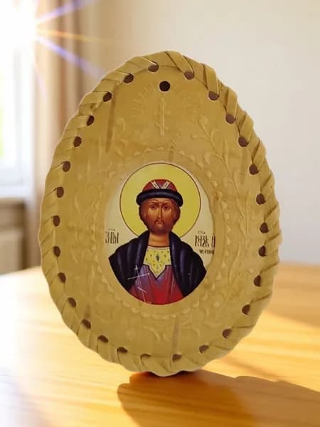 Иконка в бересте Игорь