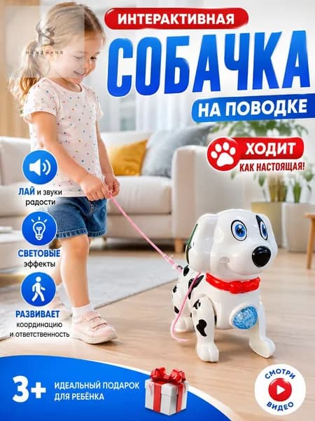 Электрическая игрушка для собак со светом и музыкой, электрическая выгульная собака.