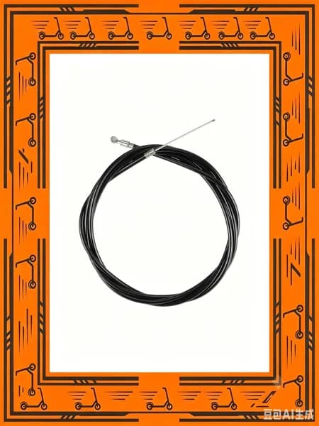 Ремонт шланга торм кабеля Xiaomi M365/Pro, сталь+PC, 107г, 185/197см, простая установка
