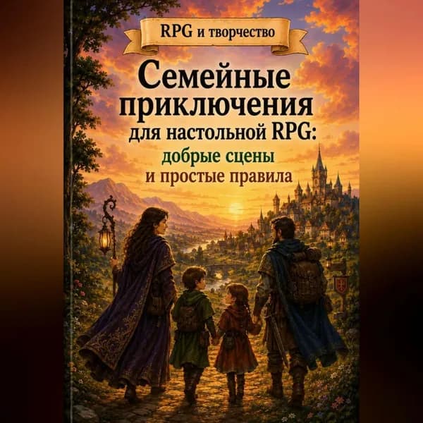 Семейные приключения для настольной RPG: добрые сцены и простые правила | Артём Лисов | Электронная аудиокнига