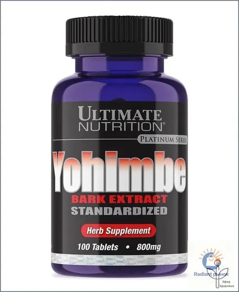 Yohimbe Bark Extract 800 мг (100 таб)