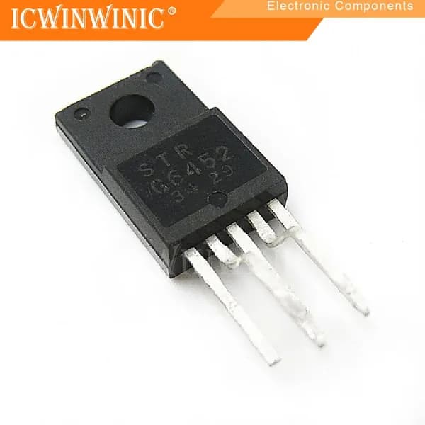 2шт STRG6452 STR-G6452 G6452 TO-220F-5 Интегральная схема