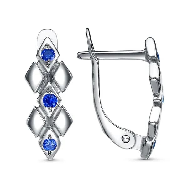 Серьги Красная Пресня из серебра