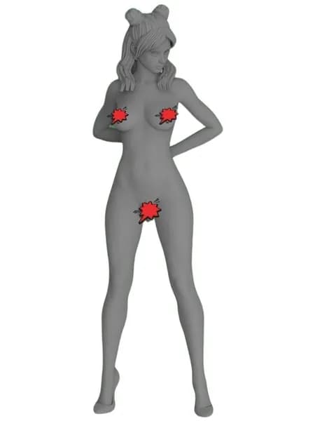 Фигурка Коллекционная Неокрашенная 1/35 Девушка 9